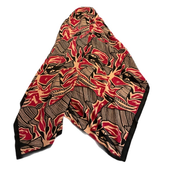 Korhogo Cloth Design Fabric Coverlet / Bedspread